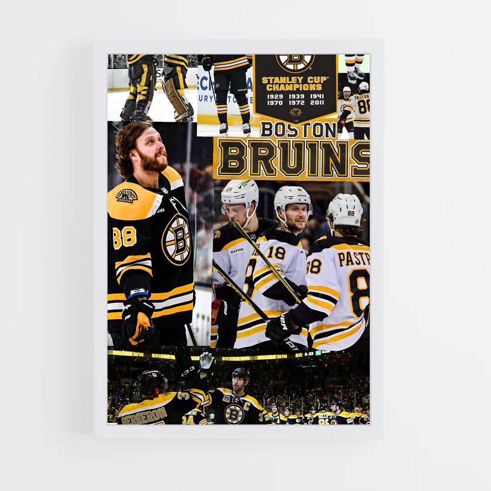 Poster Bruins Forever – affiche Hockey sur glace (vue 3)